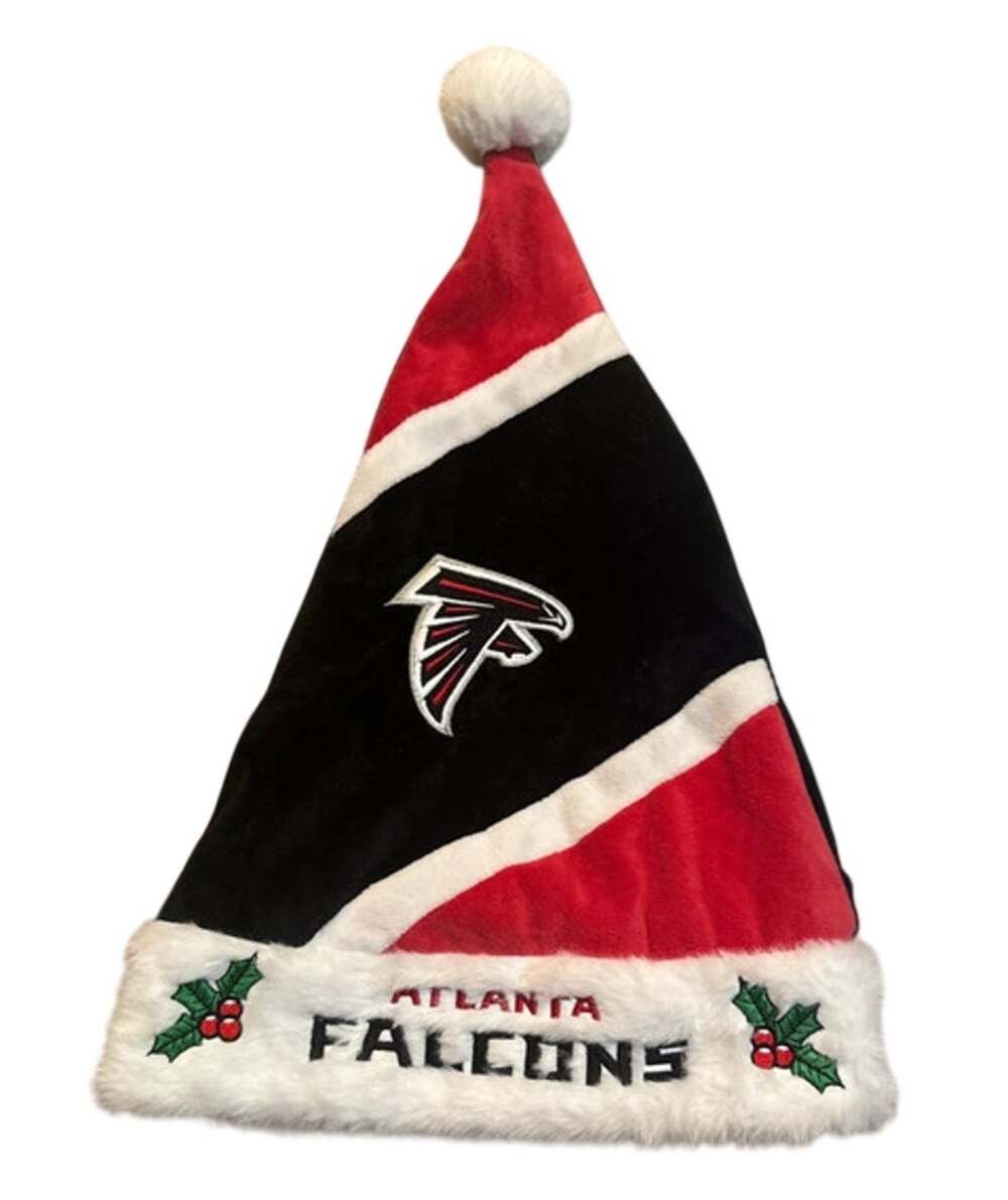 NWOT NFL Atlanta Falcons Football Team High End Santa Christmas Fur Xmas Hat
